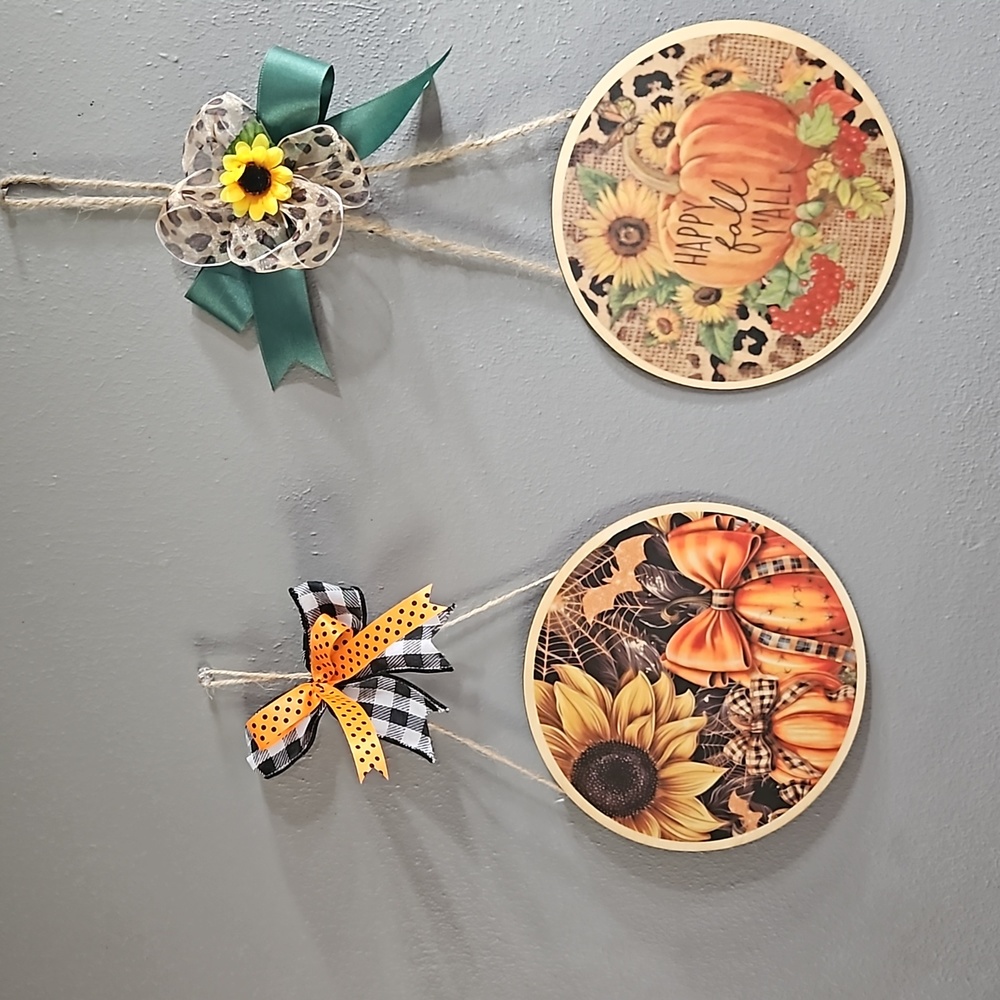 2pc Holiday door wall deor